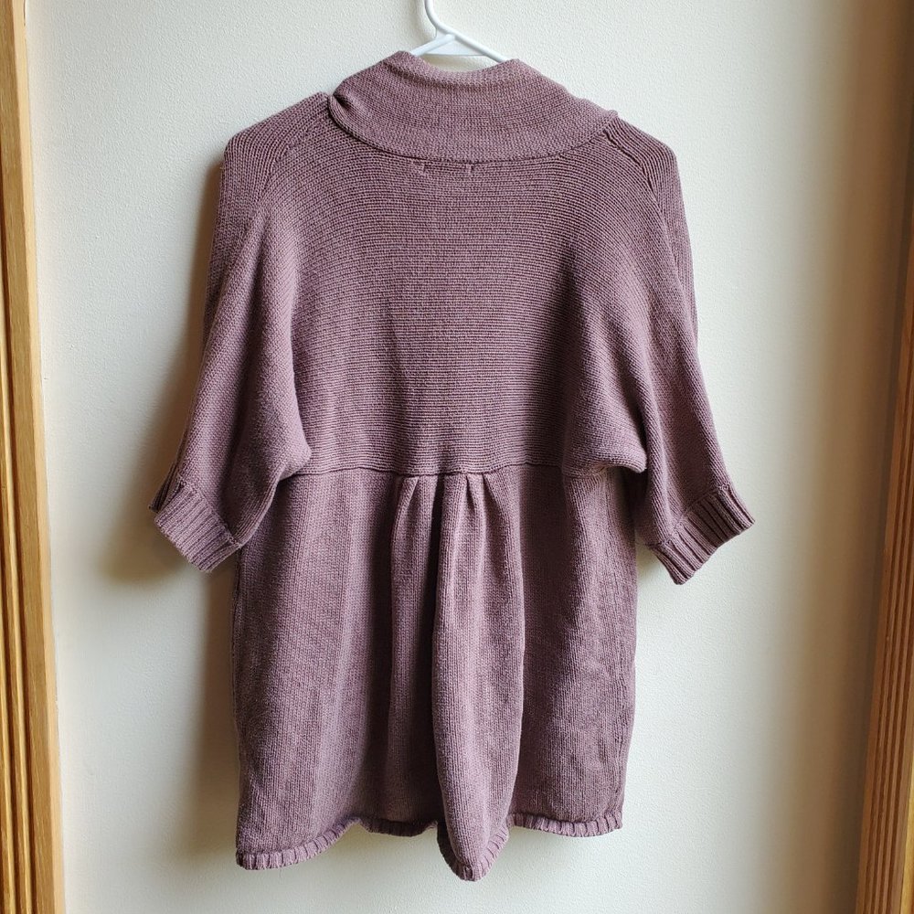Daisy Fuentes Mauve Open Cardigan Size Medium - Picture 14 of 14